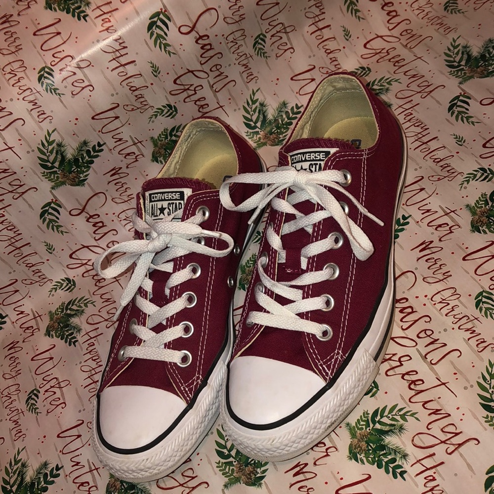 Maroon Converse!
